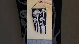 Mushroom Forest Tapestry Crochet Pattern: DIY Whimsical Wall Hanging #tapestrycrochet #crochet