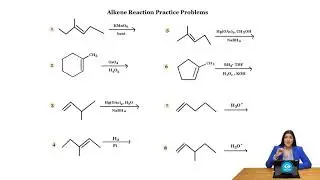 OAT Exam Organic Chemistry Ch8.2 Alkene Practice and Synthesis (CrackOAT.com)