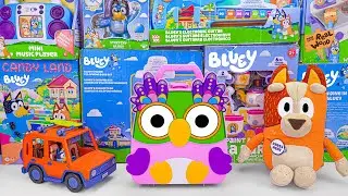 Bluey Toy Collection ASMR 💙 Bluey Chatter Matter Cloud Bag & Baby Bluey Set Toy