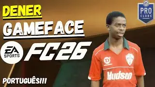 O Dener no EA FC 26?! Veja como criar essa Game Face no Pro Clubs 😳⚽ #71