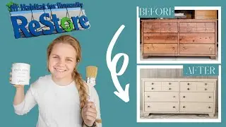 Flipping a Habitat for Humanity ReStore Dresser | Jolie Paint Farmhouse Beige Makeover