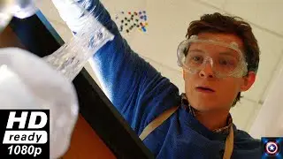 Peter Parker's High School Life || Making Web Fluid || Spider Man  Homecoming (2017) MOVIE CLIP HD