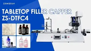 ZONESUN Monoblock Filling and Capping Machine Bottle Filler and Capper ZS-DTFC4