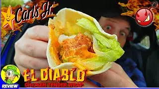 Carl's Jr.&reg; El Diablo Chicken Tender Wrap Review 😈🔥 ⎮ Peep THIS Out! 🕵️&zwj;♂️