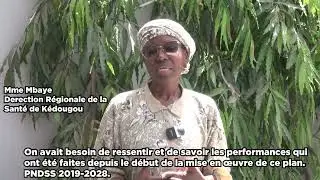 Impressions des acteurs lors de la révision du PNDSS