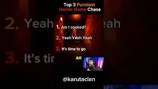 Top 3 FUNNIEST Horror Game Chases 😂 | Streamers Screaming Like NPCs 💀