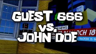 Guest 666 vs John Doe - A Roblox Thriller Film