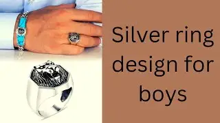 Latest Silver lion ring design for boys👌👌