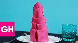 How to Fold a Napkin Into an Atrium Lily | GH