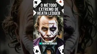 O M&Eacute;TODO HEATH LEDGER: AS CONSEQU&Ecirc;NCIAS DE UM CORINGA