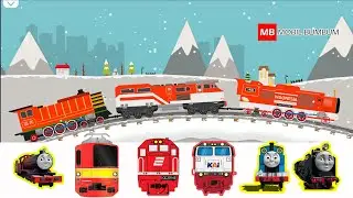 Создание паровоза Merdeka в Индонезии - поезд из кирпича Labo - пошаговое руководство