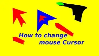 How to change or use stylish mouse Cursor/Pointer.কিভাবে মাউস কার্সার পরিবর্তন করবেন।