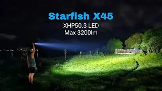 Starfish X45 បំពាក់អំពូលខ្លាំង XHP50.3