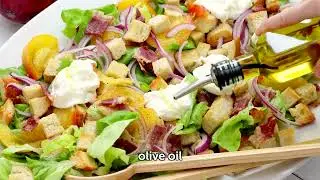 Bacon Panzanella Salad Recipe w/ Godshall's Beef Bacon