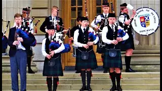 SCOTLAND: Dundee pipes high scool orchestra performes at the Caird Hall