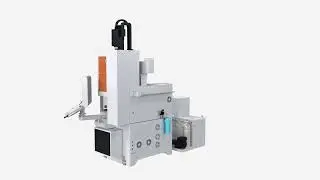 River-600 CNC EDM Hole Drilling Machine in 3D CAD for 360 Degree View