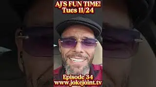 Ep 34 AJ'S FUN TIME w JoAnn Vidal! Another GETTIN' IT DONE DAY! Almost Tgiving & we're gettin ready!