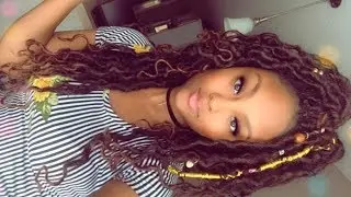 BRONDE BOHO GODDESS LOCS! NEW INDIVIDUAL CROCHET LOC METHOD! | @MEEKFRO | TUTORIAL