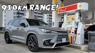 2024 Lexus TX500 Hybrid - Fuel Economy Review + Fill Up Costs