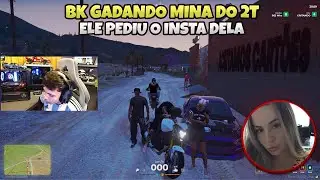 BK GADANDO MINA DO 2T | 2T FICO BOLADO  | ELE PEDIU O INSTA DELA EM NARNIA  | HYPE RP |GTA RP