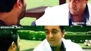 Sanju movie real scene vs reel scene