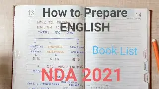 How to Start Preparation of English for NDA 2021