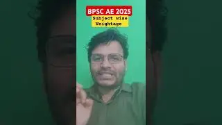 BPSC AE Subject wise Mechanical Weightage 2025 #shorts #bpscae #bpscae2025
