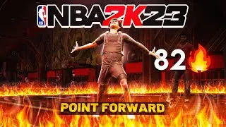 My POINT FORWARD BUILD broke the stage 1v1 court on NBA 2K23