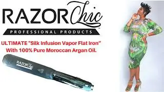 Razor Chic Step By Step Silk Infusion Vapor Flat Iron