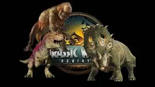 Distortus Rex Disney Carnotaurus vs Jurassic world park & All Dinosaurs 