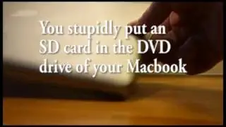 How to remove SD card from MacBook Pro drive