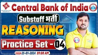 Central Bank of India Sub Staff | CBI Sub Staff Reasoning Practice Set #04, Reasoning By Rohit Sir