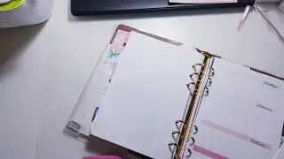 Оформление недельного разворота в моём планере. My planner lovedoki A5 decoration.