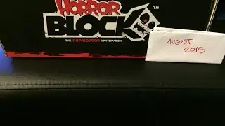 HORROR BLOCK AUGUST 2015 UNBOXING