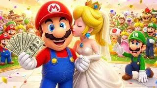Love Wins in the Mushroom Kingdom: Mario and Peach Say &ldquo;I Do&rdquo; 💖👑 | Super Mario Animation