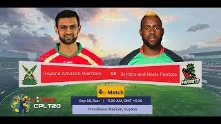 GAW vs SNP Dream11 Prediction, Fantasy Cricket Tips & Playing XI Updates for Today's CPL Match