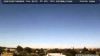 11 February 2013 - South Facing WeatherCam Timelapse - KanivaWeather.com