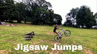 Warby MTB brothers: Jigsaw Jumps the new and improved wooden kicker ramp!