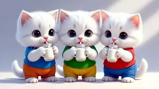 Cute Baby Cat Dancing & Drinking Milk🍼😸 | Duddi Duddi Dam Dam Lip Sync #cat #cartoon #dastaan-e-toon