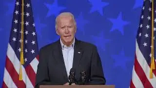 Election 2020: Democratic presidential candidate Joe Biden calls for calm vote counting continues