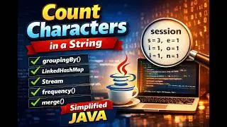 Find Occurrence Of Each Character From String | Java 8 | Real Time Coding Interview Question