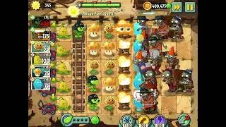 Play  with mega Gatling pea. Plants vs Zombies 2