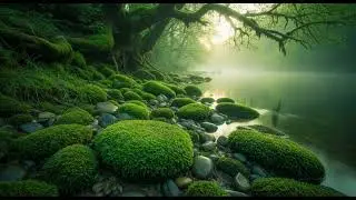 16K HDR Ultra Green Serene Nature Scene for Meditation & Relaxation | Peaceful Environments
