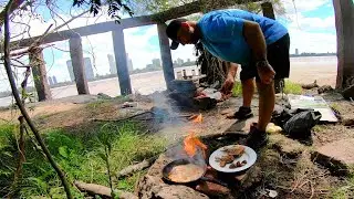 Pesca y cocina en la isla, 