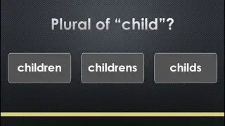 Irregular Plural Nouns | English Grammar Test