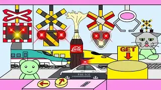 踏切 アニメ こんな クレーンゲーム はイヤだ！ What a funny claw machine !