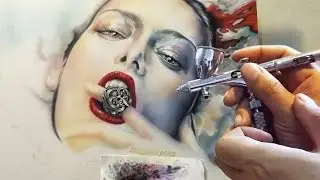 Airbrush on Canvas