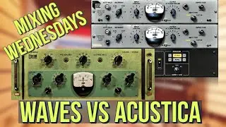 Waves Abbey Road RS124 compressor vs Acustica Audio Cream 2 || RS124 Plugin Shootout