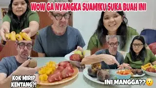 BELANJA BUAH-BUAHAN LANJUT REVIEW BUAH TROPIS YANG SUAMIKU BELUM PERNAH MAKAN SEBELUMNYA #dailyvlog 