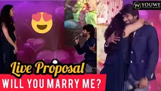 Kartikeya LIVE PROPOSAL | Raja Vikramarka Pre Release Event | YouWe Media